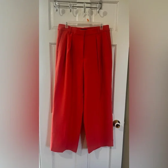 Banana Republic pleated pants coral dream - Picture 2 of 9